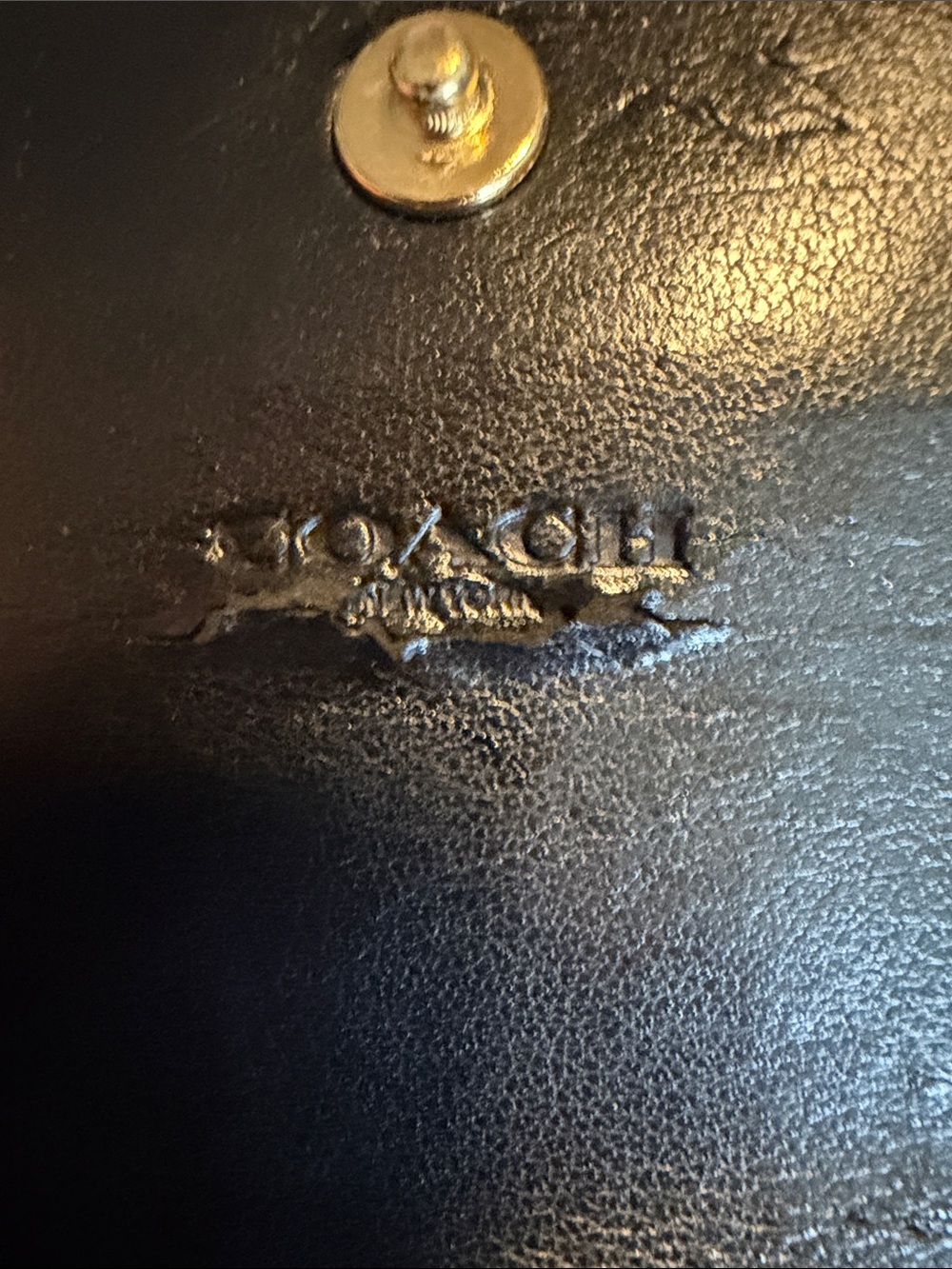 Coach Black and Brown Logo Crossbody Phone Bag - Picture 8 of 9